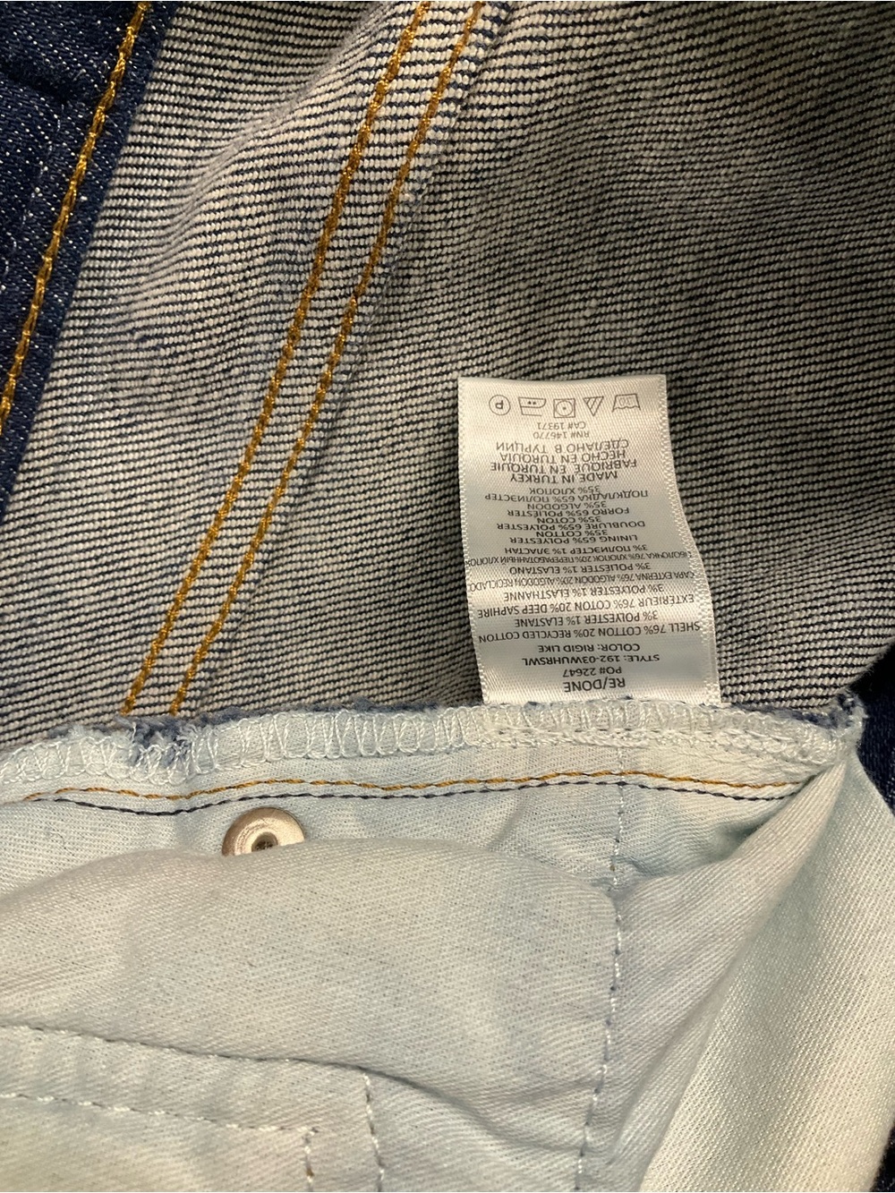 Re/Done Wide Leg Jeans 31 - Picture 5 of 5